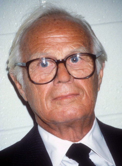 Richard Widmark 1990. Photo by Adam Scull (Richard Widmark1671) Poster