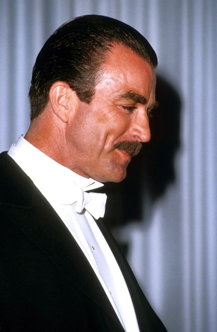 Tom Selleck attending a Hollywood Event, April 1989. ph: Ron Wolfson / Poster