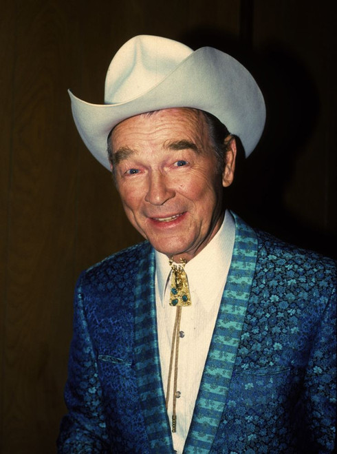 Roy Rogers attending a Hollywood event, Aug 10, 1984. EXCLUSIVE PHOTO ph: Ron Wolfson / (Roy Rogers 11) Poster