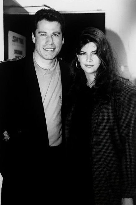 John Travolta, Kirstie Alley, 1980s. ph: Ron Wolfson/Courtesy (John Travolta & Kirstie Alley 2 copy) Poster