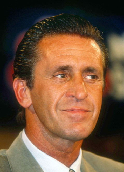 Pat Riley, 1990 New York, NY. Photo by Adam Scull (Pat Riley6929) Poster
