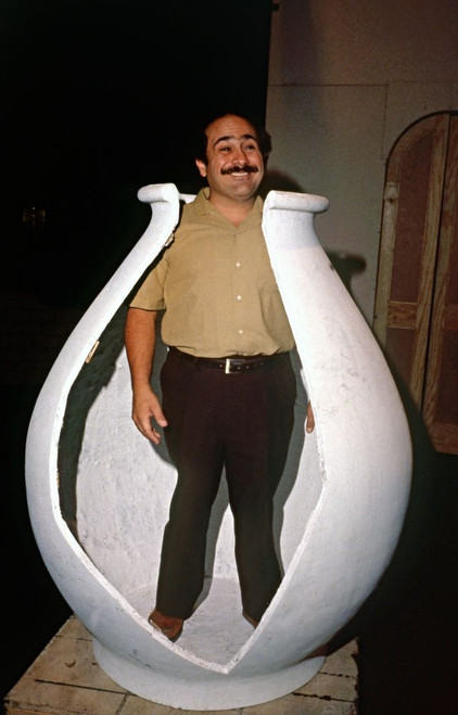 Danny DeVito in a stage play, circa 1970s. Photo: Oscar Abolafia (DANNYDEVITO6) Poster