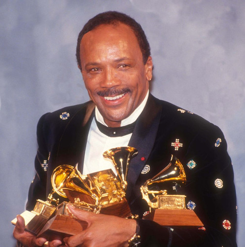 Quincy Jones 1990. Photo by John Barrett (Quincy Jones07508) Poster
