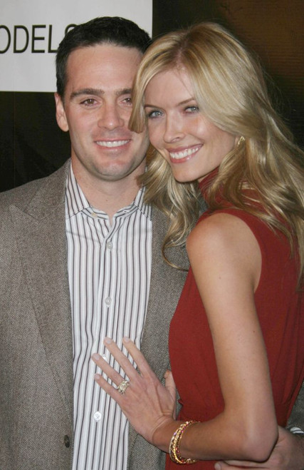 Jimmie Johnson and wife Chandra Johnson, 11-29-07. Photo By John Barrett (Jimmie Johnson5163) Poster
