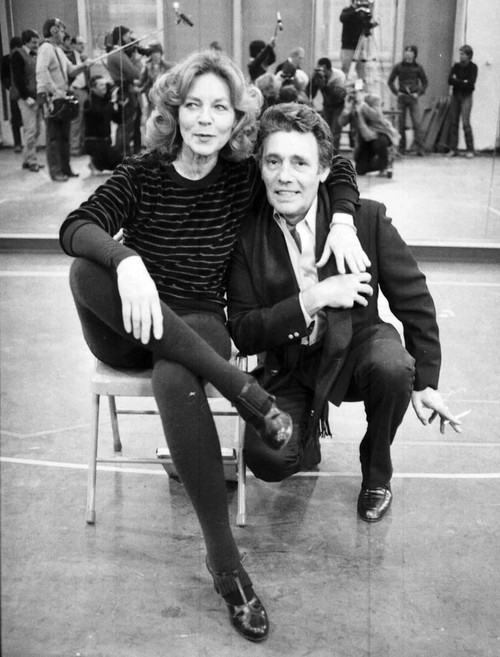 Lauren Bacall, Harry Guardino 1981. Photo By Adam Scull (Lauren Bacall Harry Guardino03982) Poster