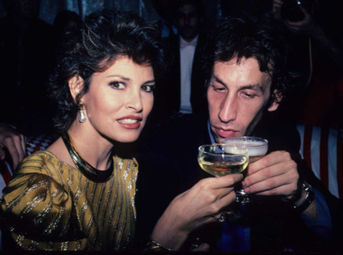 Raquel Welch & husband Andr Weinfeld. Undated Photo by Adam Scull (Raquel Welch3630) Poster