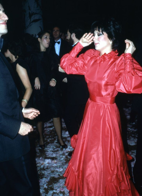 Joyce Dewitt dancing at Studio 54 Photo: Oscar Abolafia (JOYCEDEWIT5) Poster
