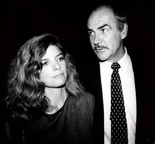 Sean Connery, Katherine Ross 1982. Photo by Adam Scull (Sean Connery Katherine Ross1637) Poster