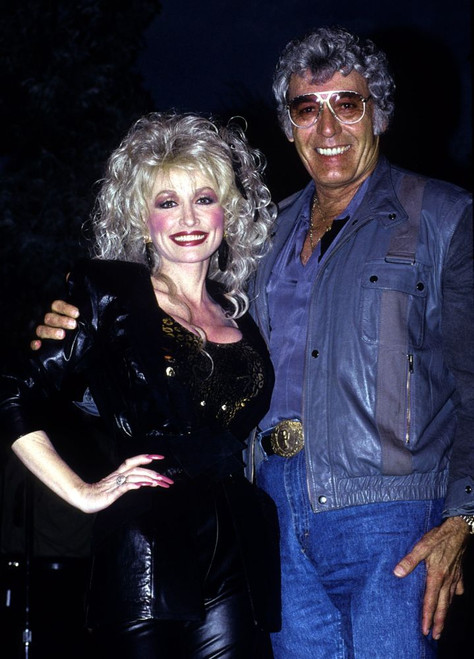 Dolly Parton & Carl Perkins at the Academy of Country Music Awards, Universal Amphitheatre, Los Angeles, CA, April 24, 1996. ph: Ron Wolfson /(DollyParton & CarlPerkins) Poster
