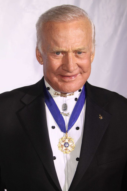 Buzz Aldrin, Princess Grace Awards Gala; Cipriani 42st, New York 10-21-09. photo by Maggie Wilson (Buzz Aldrin03644) Poster