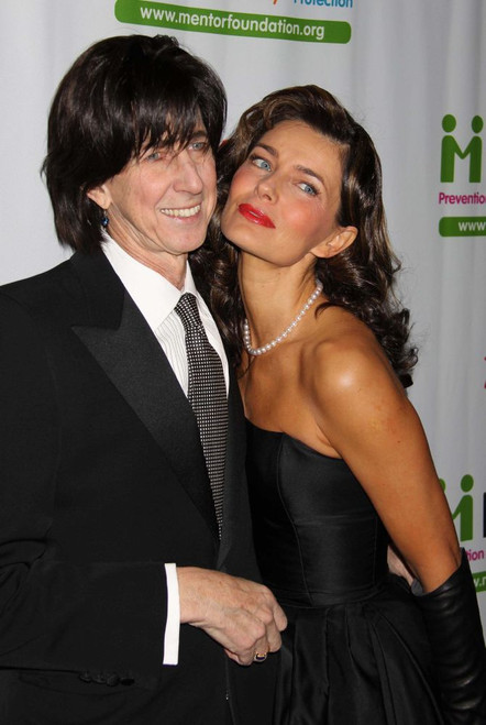 Paulina Porizkova & Ric Ocasek, 11-20-2008. Photo by Adam Scull (Ocasek Porizkova5749) Poster