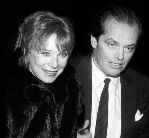 Shirley MacLaine, Jack Nicholson 1980s. Photo by Adam Scull (Shirley Maclaine and Jack Nicholson2342) Poster