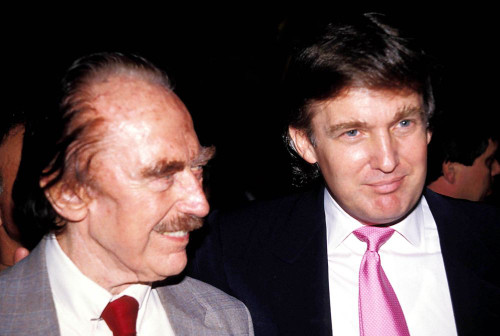 Fred Trump, Donald Trump 1989. Photo By Adam Scull (Fred Donald Trump 03969) Poster