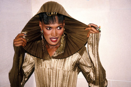 Grace Jones 1990. Photo by Adam Scull (Grace Jones07467) Poster