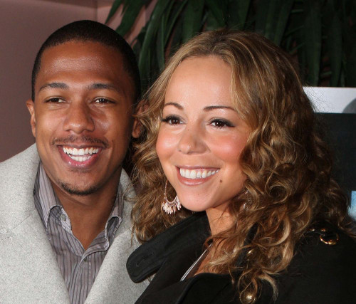 New York City 09-12-08 - Mariah Carey & Nick Cannon, Photo By John Barrett (Carey Cannon2971) Poster