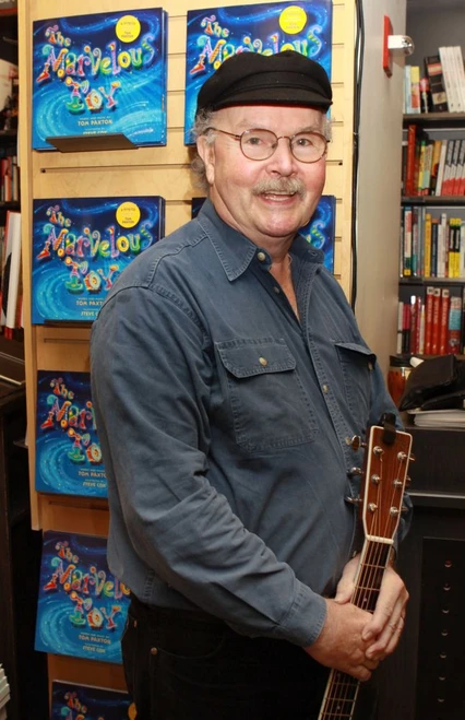 Tom Paxton 9-26-2009, at Borders Books promoting Tom Paxtons new book "The Marvelous Toy" based on his song he wrote nearly fifty years ago; Time Warner Center, NYC. Photo By John Barrett (Tom Paxton2284) Poster