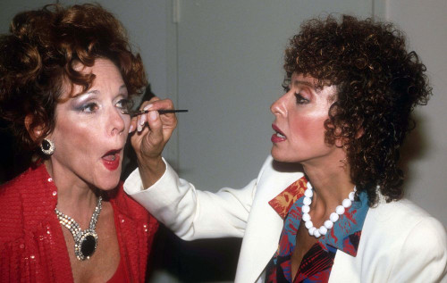 Eileen Fulton, Rita Moreno 1982. Photo by Adam Scull (Eileen Fulton Rita Moreno3863) Poster