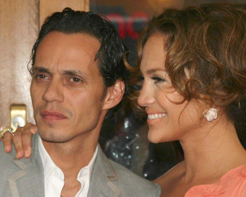 Jennifer Lopez, Marc Anthony 07-26-07 Photo By John Barrett (Lopez Anthony10034) Poster