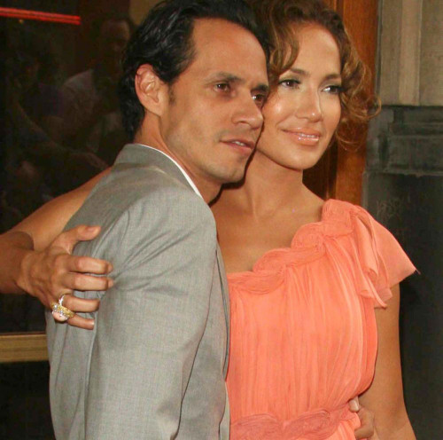 Jennifer Lopez, Marc Anthony 07-26-07 Photo By John Barrett (Lopez Anthony10033) Poster