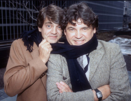 Phil Everly, Don Everly, 1985. Photo by Adam Scull (Phil Everly Don Everly2808) Poster
