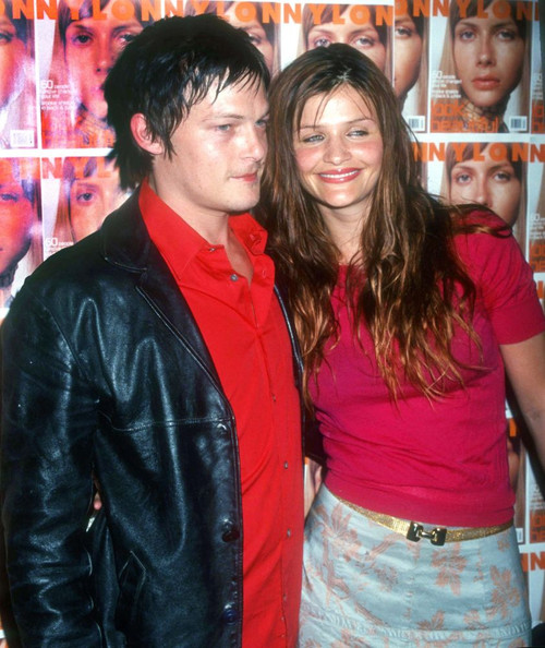 Norman Reedus, Helena Christensen 2000. Photo by John Barrett (Norman Reedus Helena Christensen1360) Poster