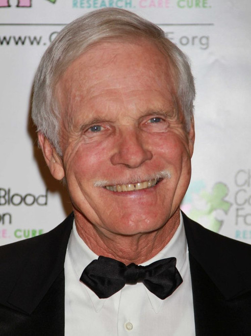 Ted Turner 10-20-2009. Photo by Adam Scull (Ted Turner3800) Poster
