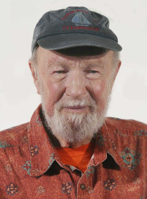 Pete Seeger, 05-3-09, Photo By John Barrett (Pete Seeger4823) Poster