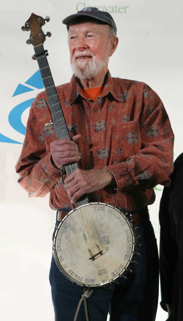Pete Seeger, 05-3-09, Photo By John Barrett (Pete Seeger4836) Poster