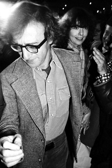 Woody Allen and Diane Keaton 1980s. Photo by Adam Scull (Woody Allen and Diane Keaton03802) Poster