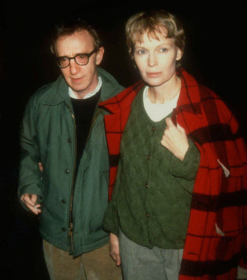 Woody Allen, Mia Farrow 1982. Photo by Adam Scull (Woody Allen Mia Farrow4822) Poster