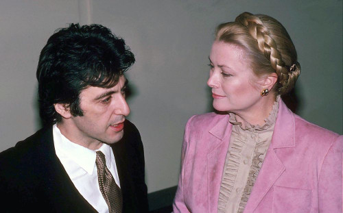 Al Pacino, Grace Kelly, 1982. Photo by Adam Scull (Al Pacino Grace Kelly03891) Poster