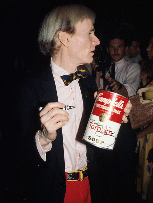 Andy Warhol 1980. Photo By Adam Scull (Andy Warhol03958) Poster