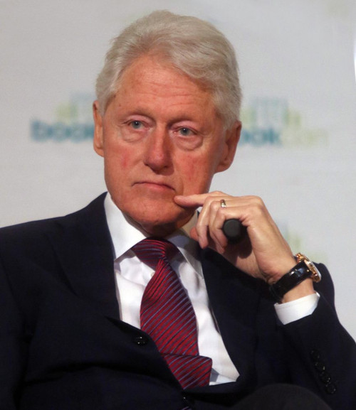 Bill Clinton, 2018, Photo By John Barrett (Bill Clinton4774a) Poster