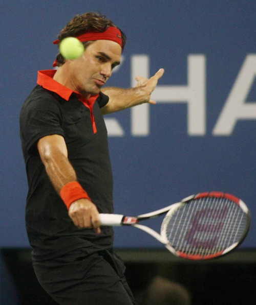 Roger Federer 9-2-2009 Photo By John Barrett (Roger Federer1897) Poster