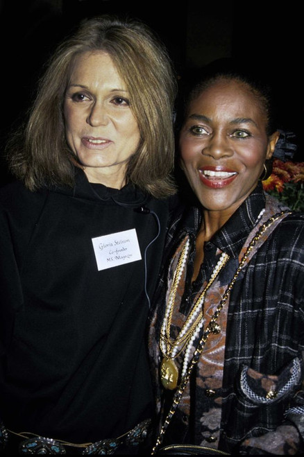 Gloria Steinem, Cicely Tyson 1991 Photo by Adam Scull (Gloria Steinem Cicely Tyson03685) Poster