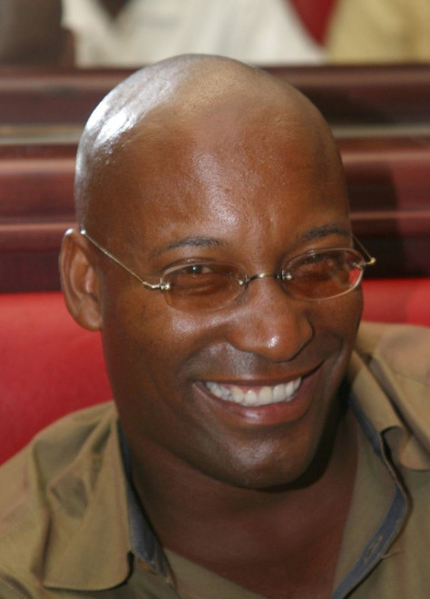Miami Beach, FL 10-18-2002. John Singleton. Photo by Adam Scull (John_Singleton4338) Poster