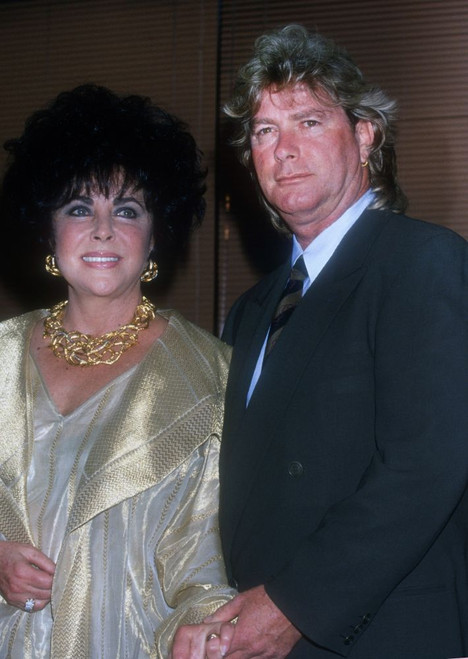 Elizabeth Taylor, Larry Fortensky, 1994, Photo By Michael Ferguson (Elizabeth Taylor Larry Fortensky1211) Poster