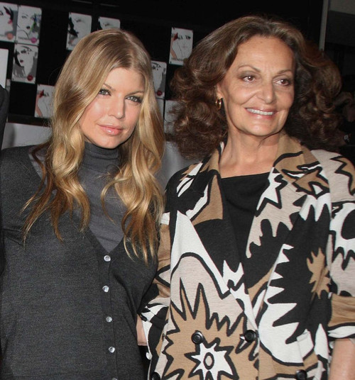 02-06-08, Fergie, Diane Von Furstenberg, Photo By John Barrett (Fergie Von Furstenberg1764) Poster