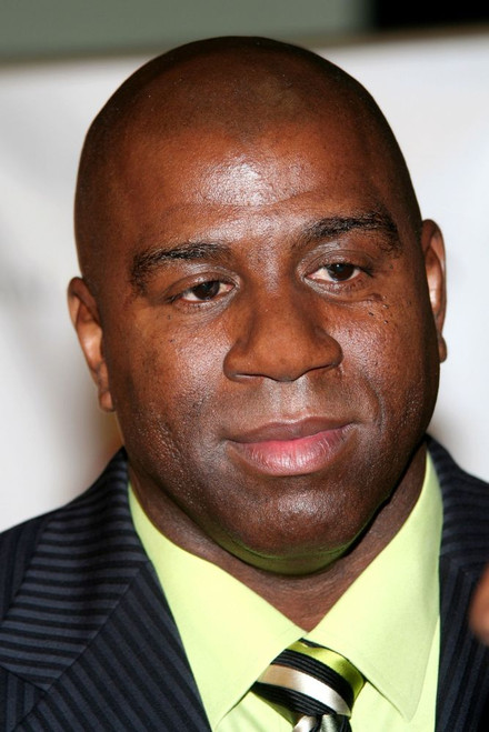 Earvin "Magic" Johnson 10/16/06, Photo by Steve Mack (Earvin Magic Johnson3338) Poster