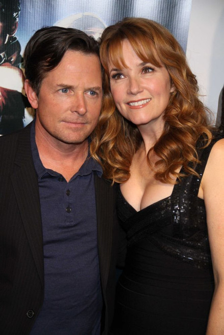 Michael J. Fox, Lea Thompson, 2010, Photo By John Barrett (Michael J. Fox Lea Thompson2761) Poster