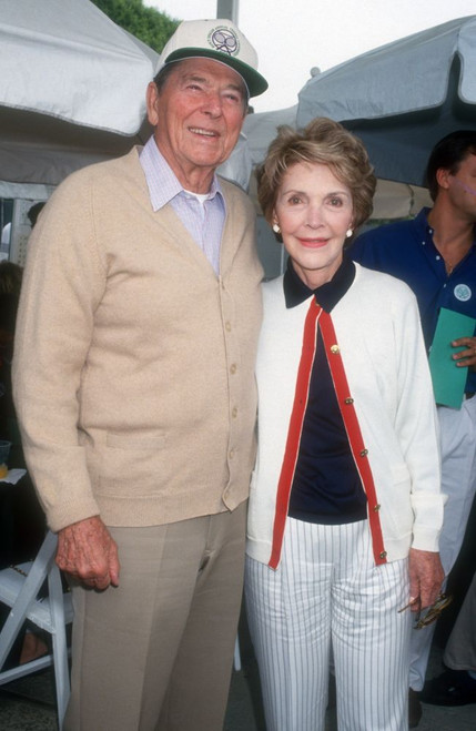 Ronald Reagan, Nancy Reagan, 1993, Photo By Michael Ferguson/PHOTOlink.net /Courtesy (Ronald Nancy Reagan2265) Poster