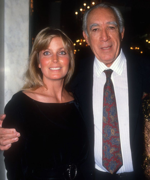 Bo Derek, Anthony Quinn, 1989, Photo By Michael Ferguson (Bo Derek Anthony Quinn2332) Poster