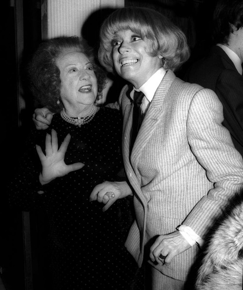 Ethel Merman, Carol Channing, 1982 Photo By John Barrett (Ethel Merman Carol Channing2707) Poster