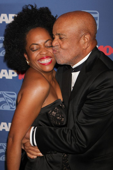 Rhonda Ross, Berry Gordy, 2014, Photo By John Barrett (Rhonda Ross Berry Gordy3486) Poster