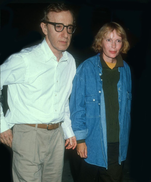 Woody Allen, Mia Farrow, 1993. Michael Ferguson/Courtesy (Woody Allen Mia Farrow1321) Poster