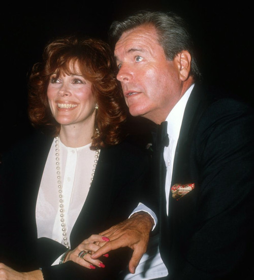 Jill St. John, Robert Wagner, 1994, Photo By Michael Ferguson (Jill St. John Robert Wagner1512) Poster
