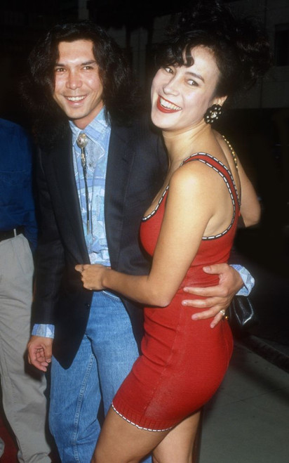 Lou Diamond Phillips, Jennifer Tilly, 1992, Photo By Michael Ferguson (Lou DIAMONDJTilly1218) Poster