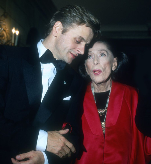 Mikhail Baryshnikov, Martha Graham, 1987, Photo By Michael Ferguson (Mikhail Baryshnikov Martha Graham1854) Poster