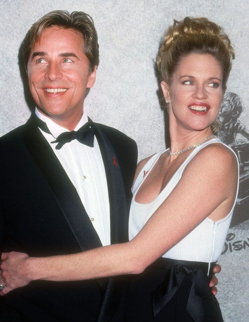 Don Johnson, Melanie Griffith, 1992, Photo By Michael Ferguson (Don Johnson Melanie Griffith1090) Poster