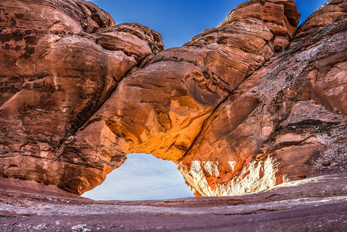 Twisted Doughnut Arch-Arches National Park-Moab-Utah-USA. Poster Print - William Perry